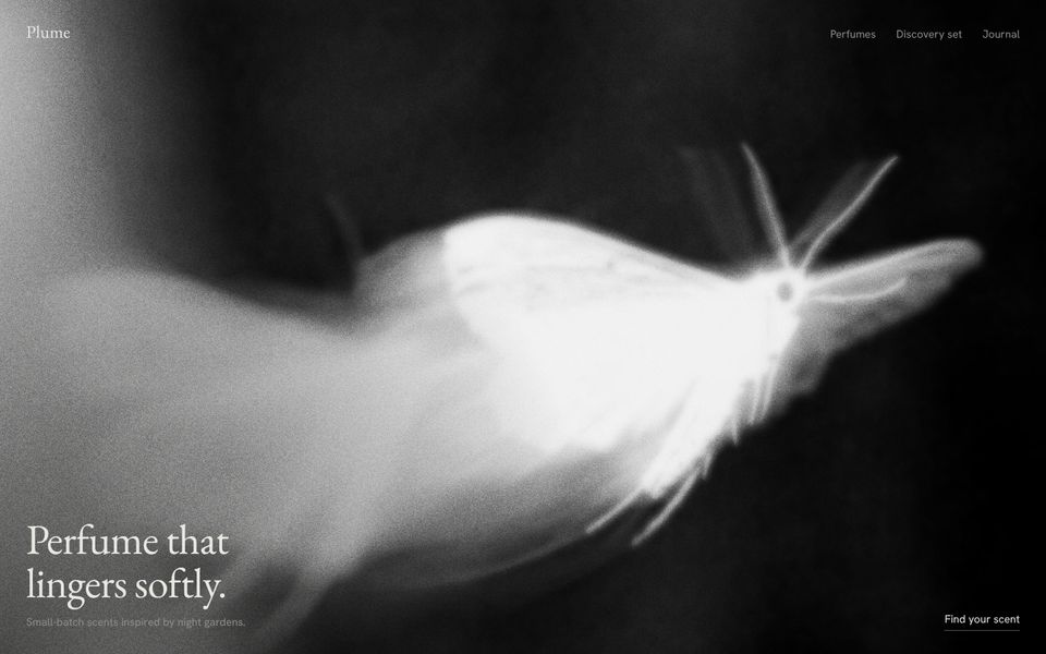 Soft monochrome poster