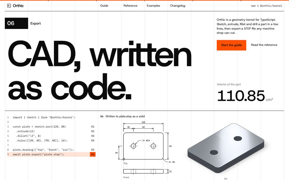 The Structured and technical look's first screen